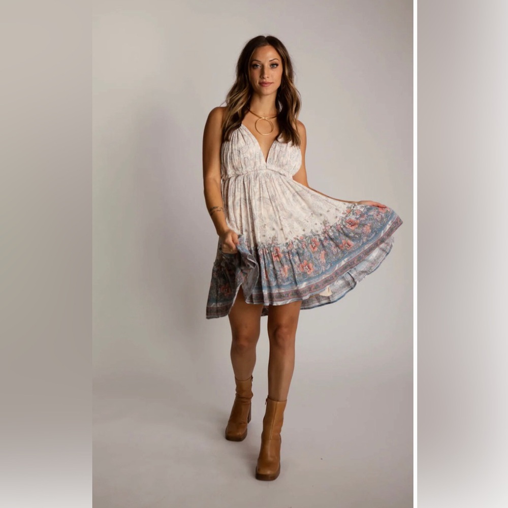 Floral Boho Trapeze Dress